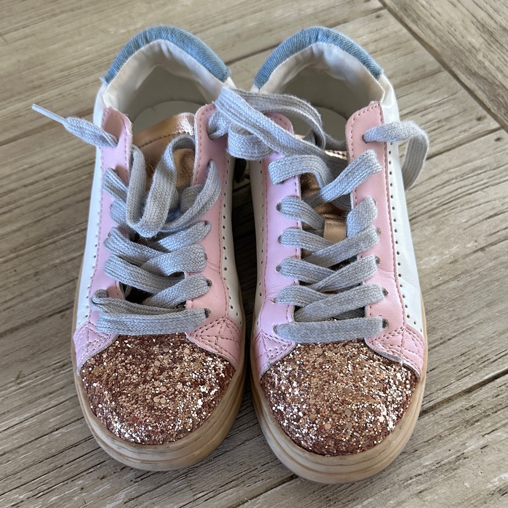 Steve Madden Girls Glitter Sneakers